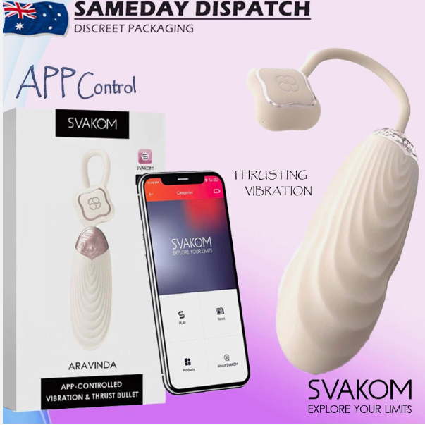 So sánh Trứng rung cao cấp Svakom Aravinda kết nối bluetooth điều khiển qua app hàng xách tay